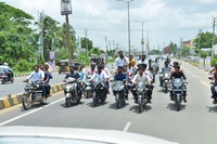Happy Wedding Team Bike Rally at Guntur